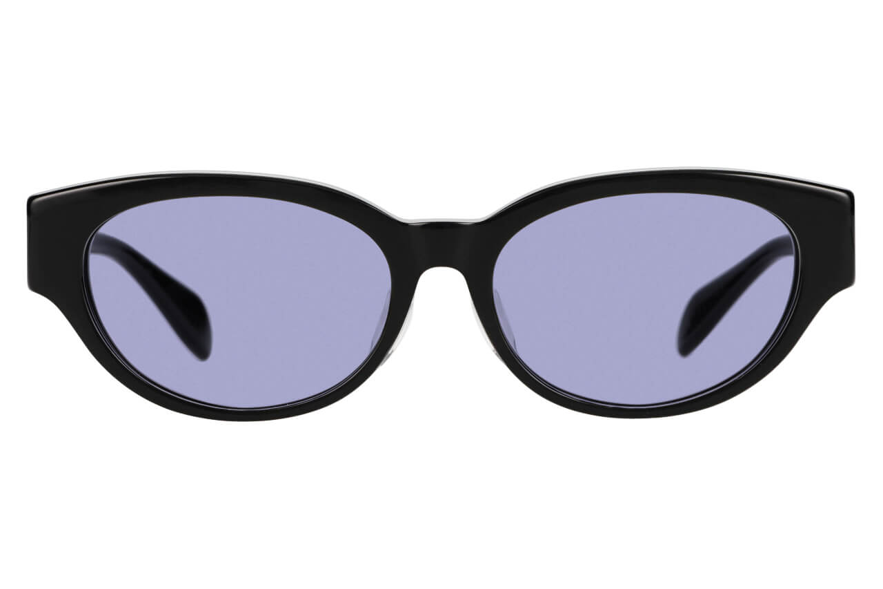 ブラック オーバルのサングラス