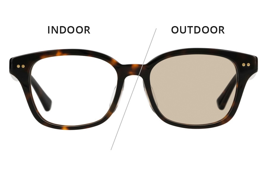 ブラウン(デミ柄) ウエリントンのサングラス