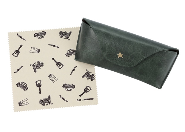 メガネケースとメガネ拭き付き