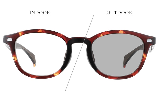 【レンズの色が変わるサングラス/OUTDOOR EDITION Zoff｜YURIE 