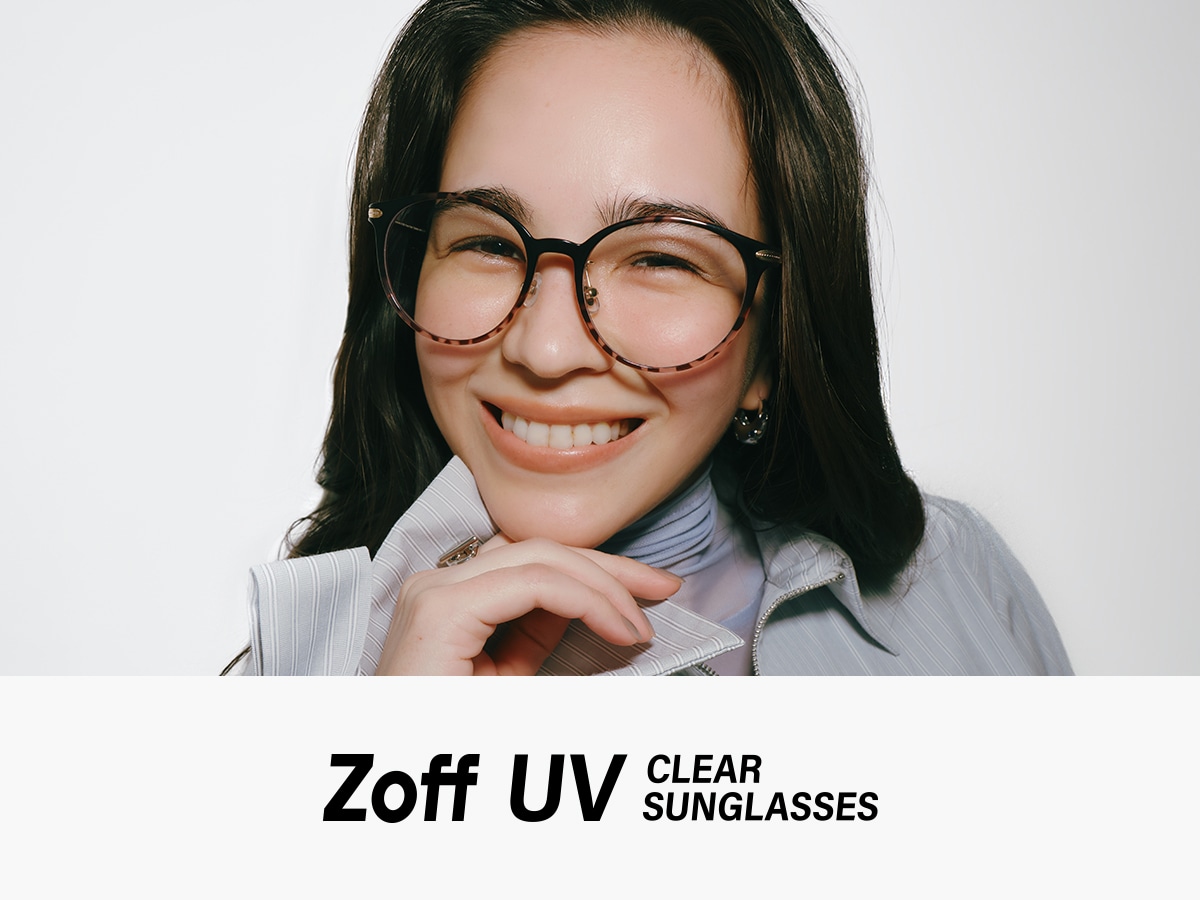 Zoff UV UVカット（紫外線カット）のクリアサングラス